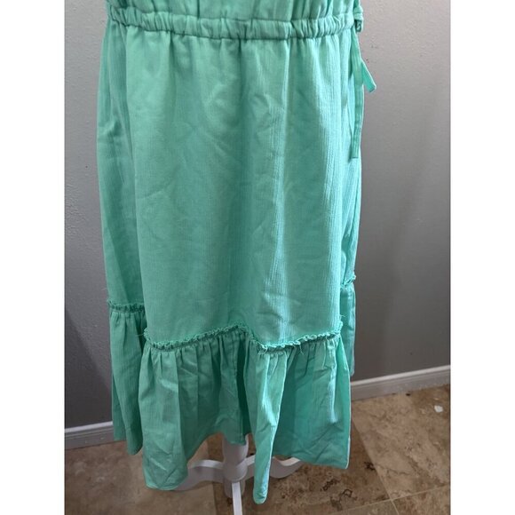 Banana Republic Sun Dress Mint Green Halter Top Women 4 - Picture 3 of 14